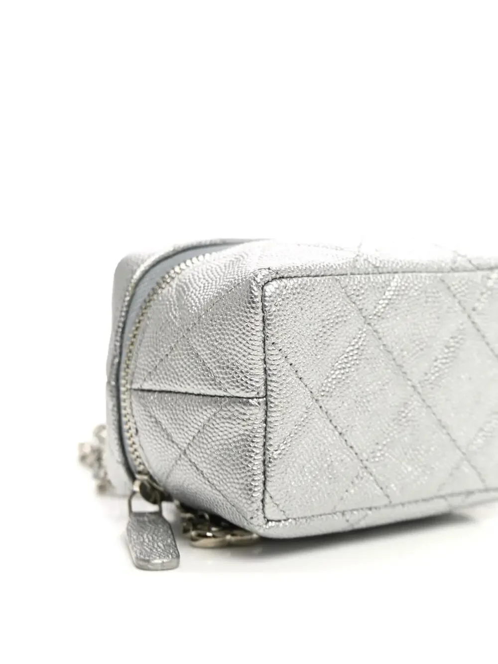 Chanel Metallic Caviar Quilted Mini Top #324099C17B